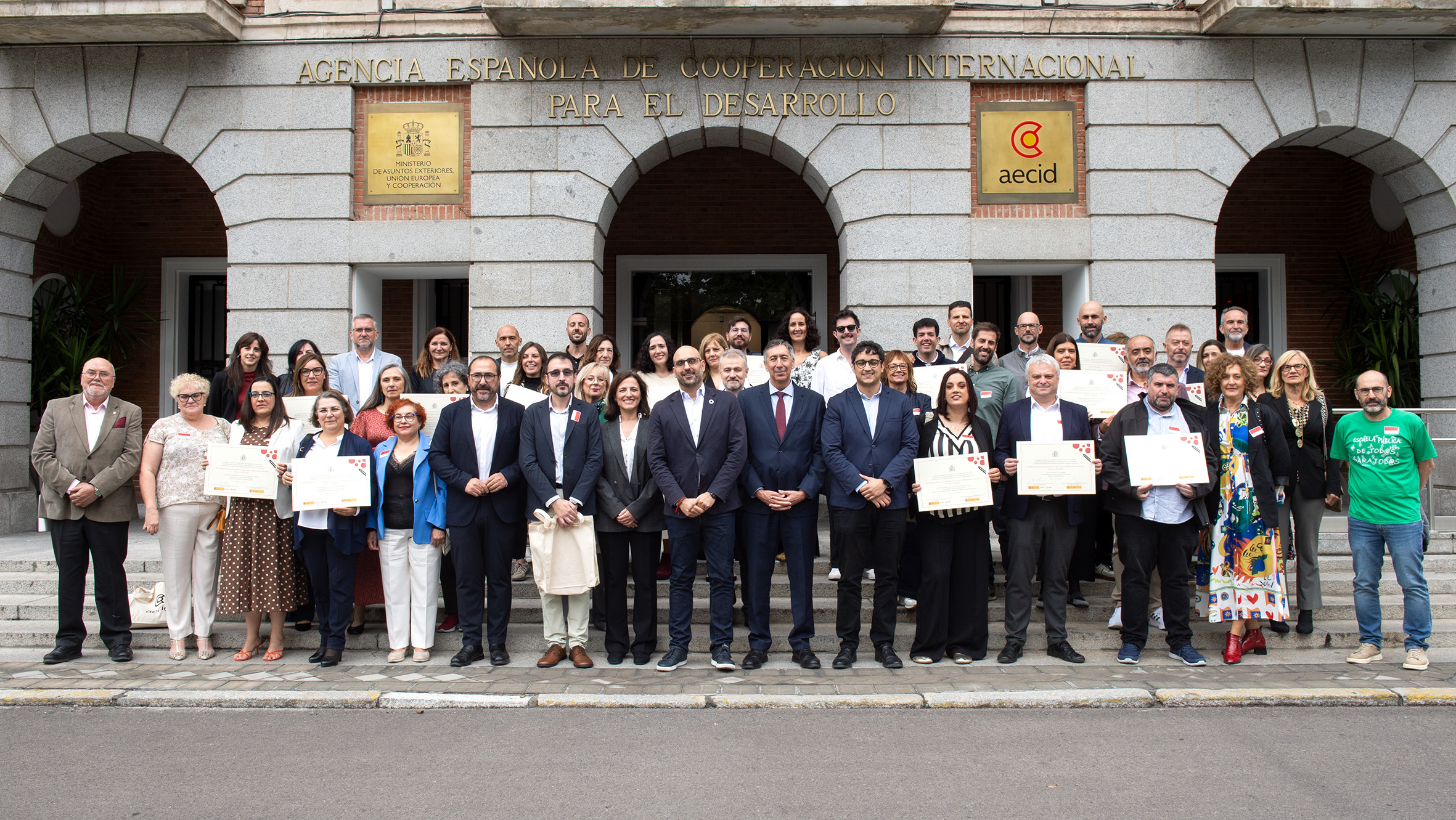 Quince centros educativos reciben el XV Premio Nacional de Educación para la Solidaridad Global «Vicente Ferrer»