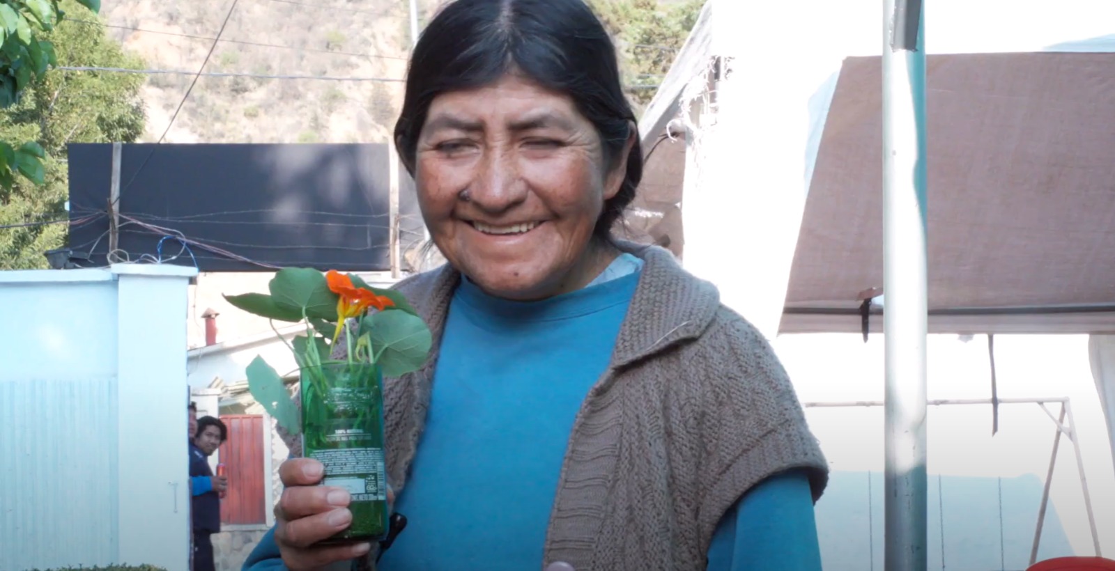 Ciudades Seguras. Natividad Parra, Presidenta recicladoras Asoc. EcoWarmis La Paz. Bolivia