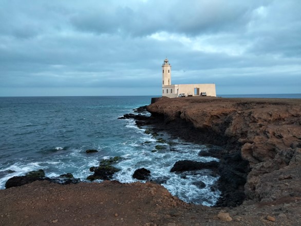 Faro Maria Pia, Praia (Isla de Santiago). FOTO: Ana Sánchez Salcedo