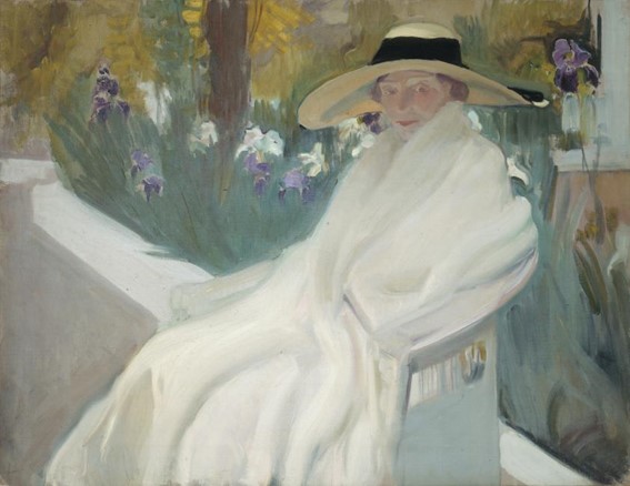 Clotilde en el jardín / Joaquín Sorolla