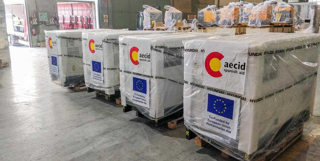 Ayuda humanitaria española a Ucrania para dar apoyo al sistema energético y eléctrico ucraniano