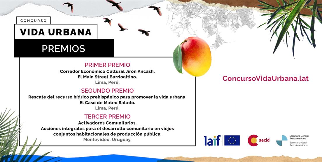 Tres proyectos de Perú y Uruguay liderados por mujeres, finalistas de la primera edición del Concurso Vida Urbana de LAIF City L