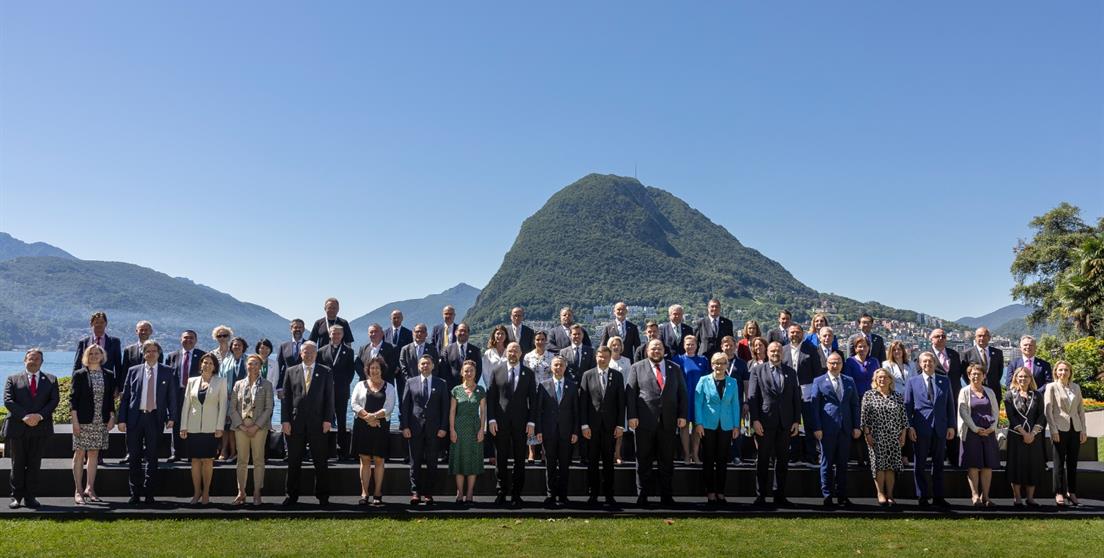 España participa en la 5ª Conferencia de Lugano sobre la reconstrucción de Ucrania