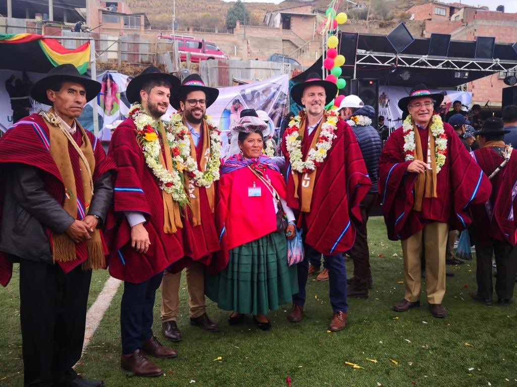 La Cooperación estratégica en medioambiente, género y gobernabilidad nutren la visita de Antón Leis a Bolivia