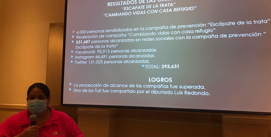 Cierre de proyecto dirigido a erradicar el delito de la trata de personas en Honduras