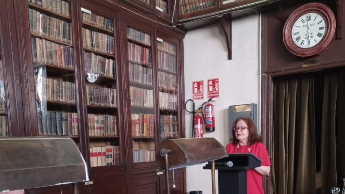 Intervención de Araceli García, Directora de la Biblioteca AECID.