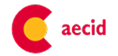 Logo de AECID, lleva a la página de AECID se abre en otra pestaña