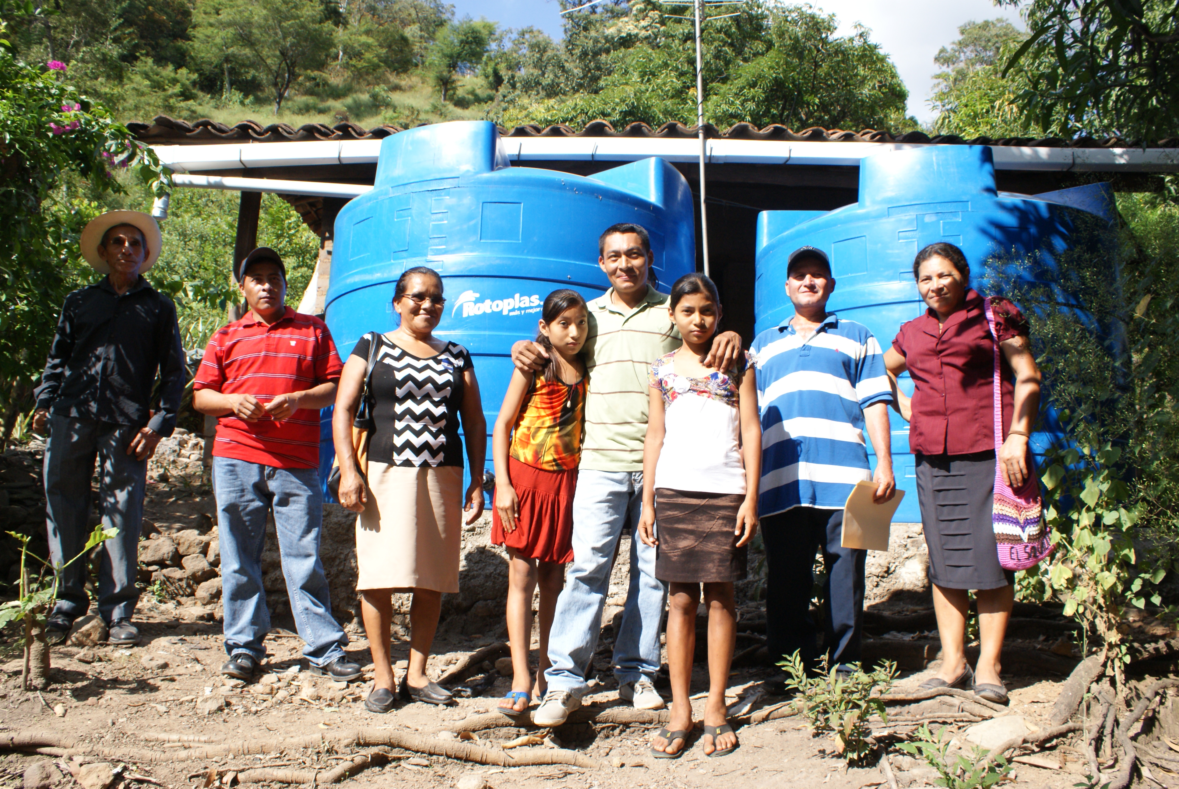 Tanques de agua en Costa Rica
