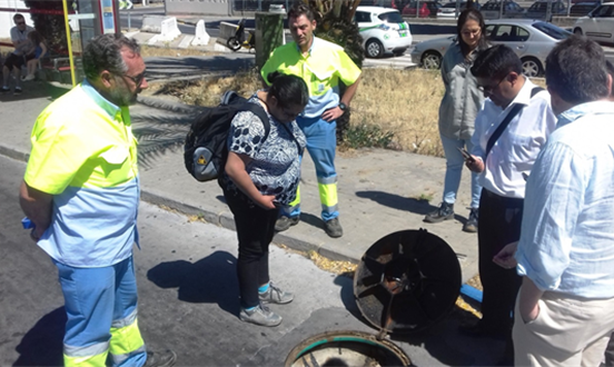 Delegación de Viacha visitando instalaciones en Sevilla