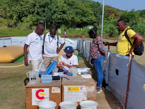 La instalación de Lislet, localidad des Les Cayes