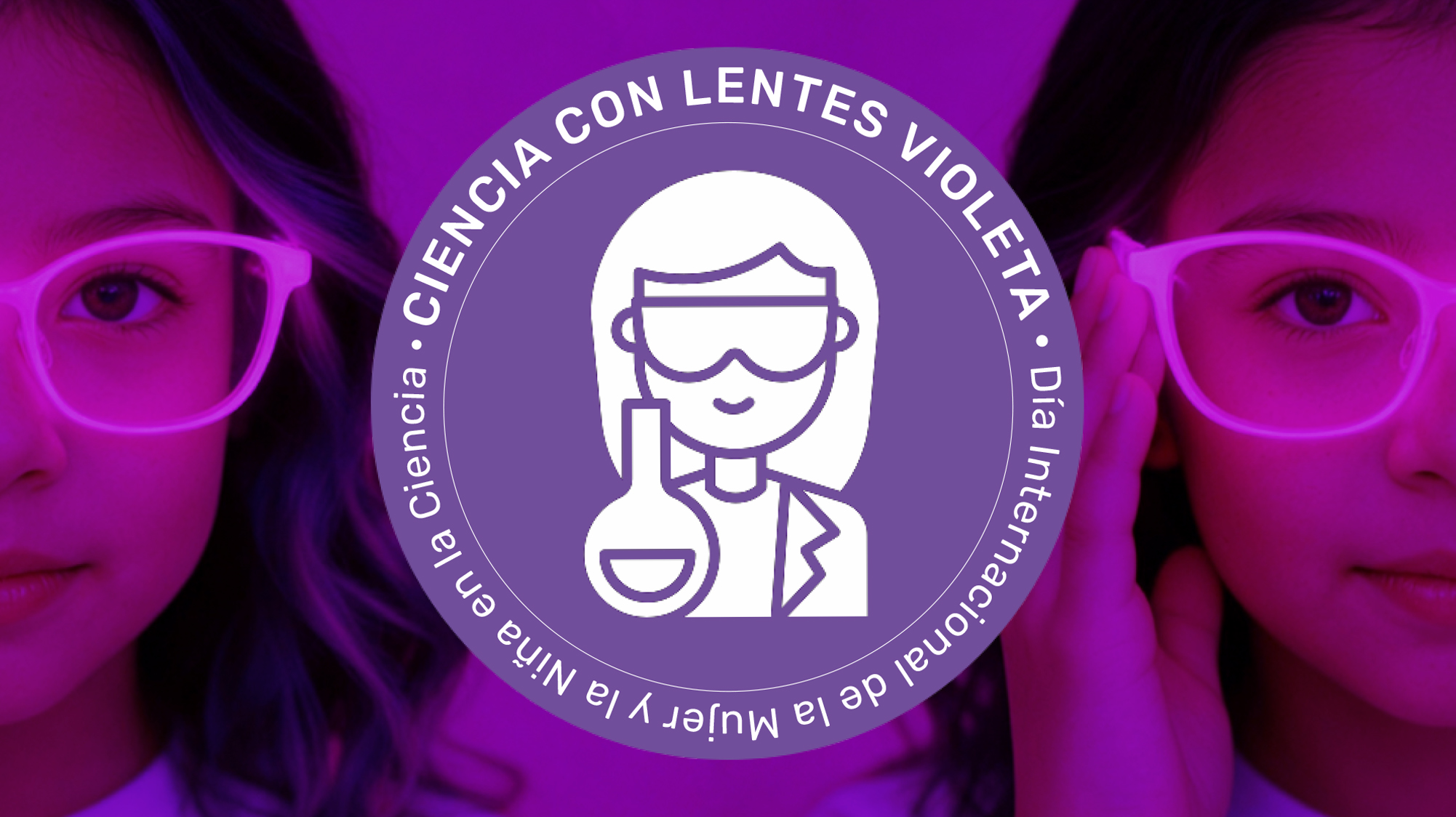 ¡Ciencia con lentes violeta!