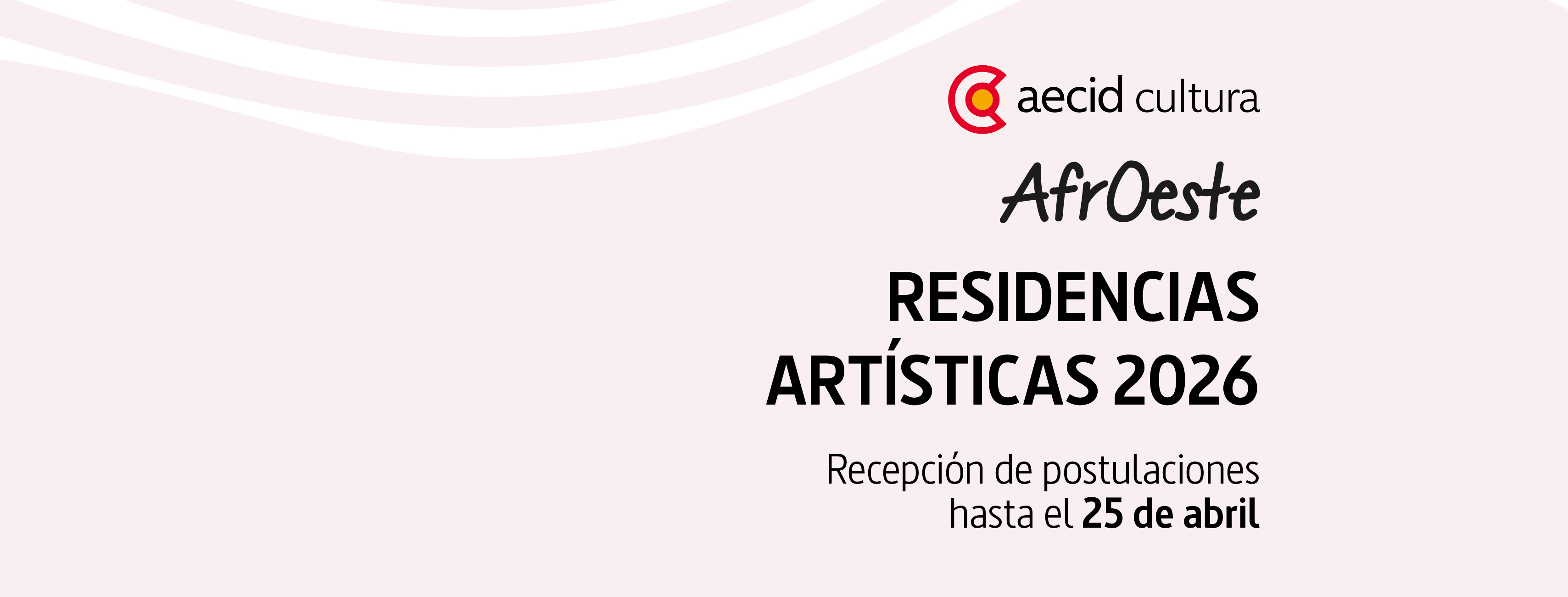 Convocatoria internacional AfrOeste 2026 abre postulaciones para residencias artísticas en América Latina y África
