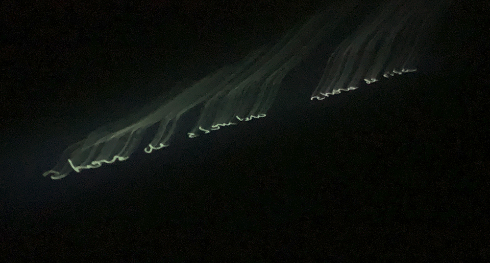 Visita sensorial a la muestra Minga del cielo oscuro