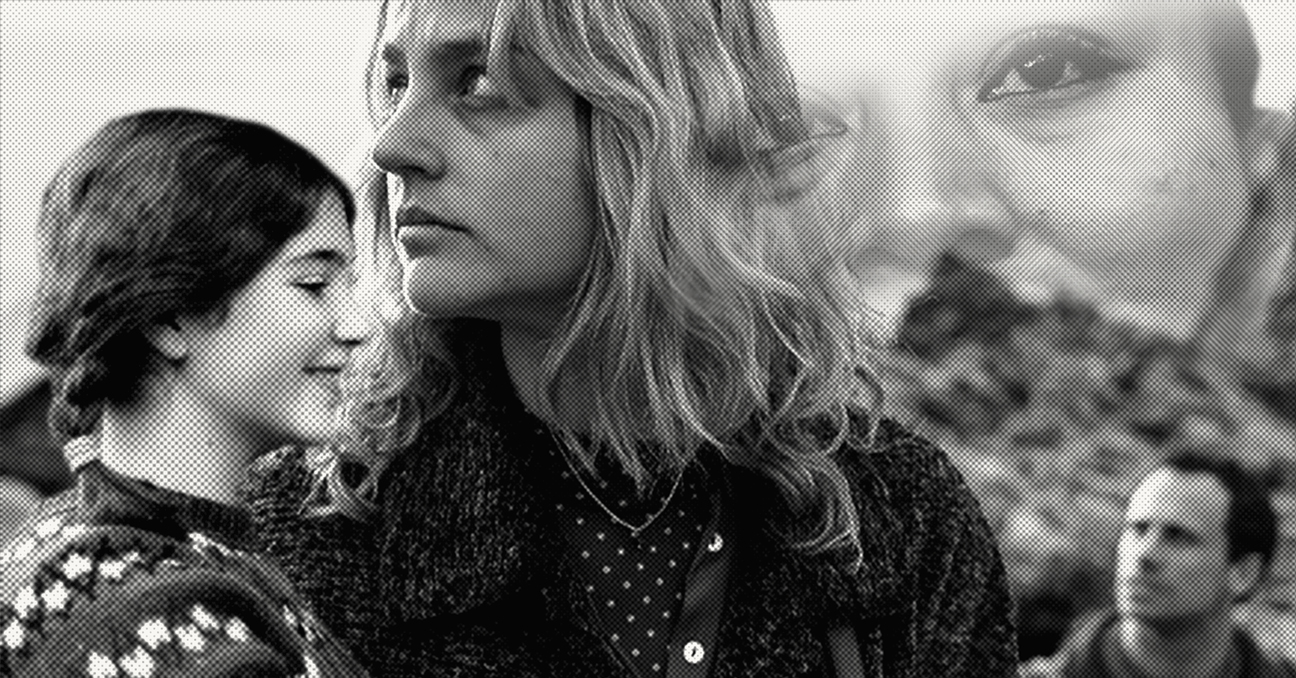 Varias imágenes de mujeres en blanco y negro, que corresponden a fotogramas de las películas del cine Desarmar la mirada. 