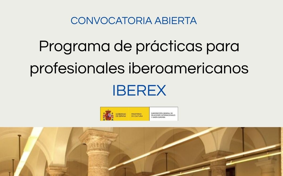 Convocatoria abierta del Programa IBEREX para profesionales iberoamericanos del sector cultural
