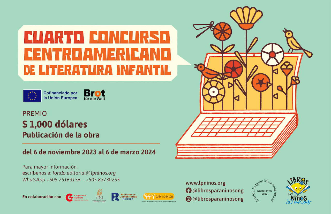 Inscrbete al Cuarto Concurso Centroamericano de Literatura Infantil