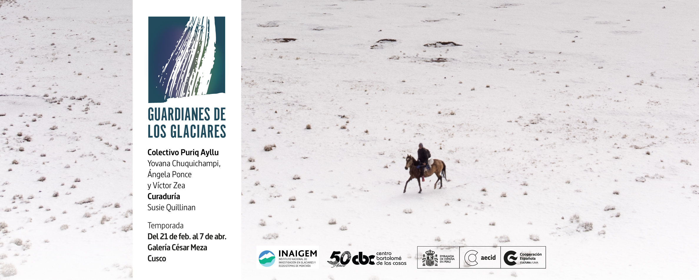 Se exhibe en Cusco exposicin Guardianes de los glaciares
