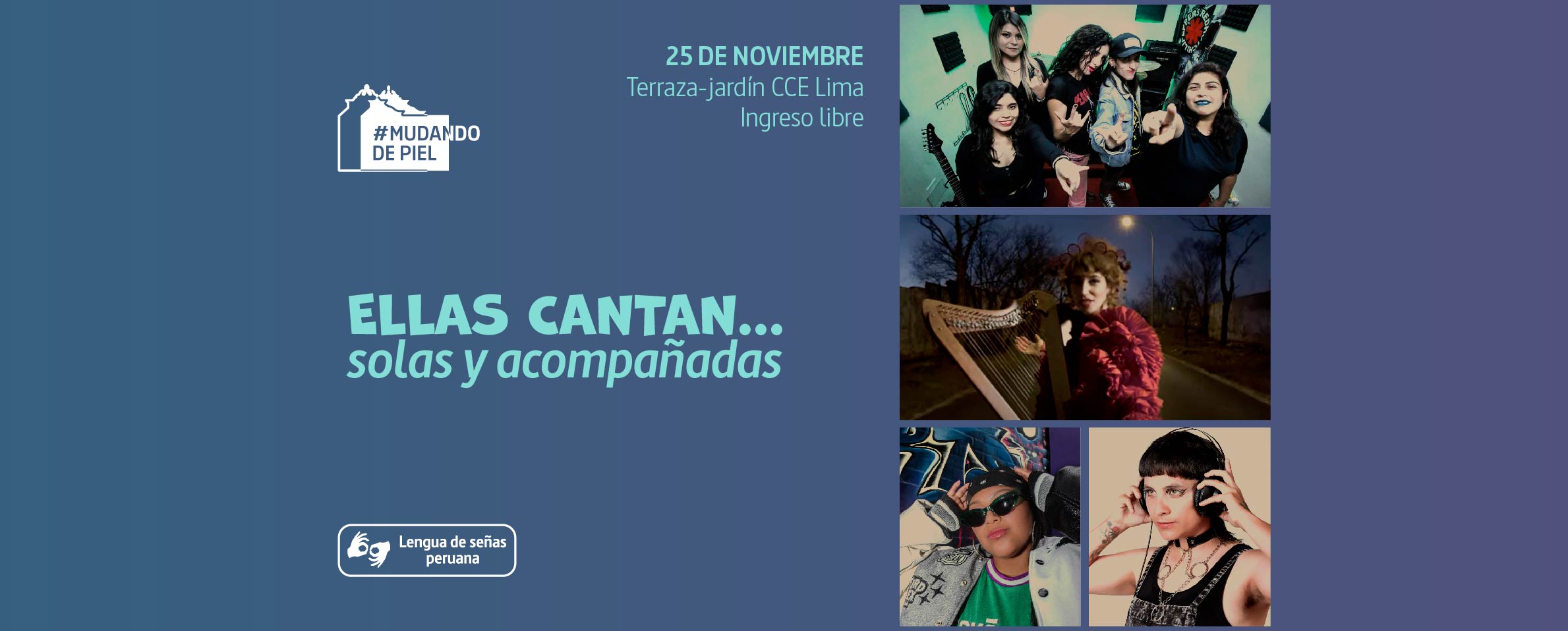 Ellas cantan solas y acompaadas