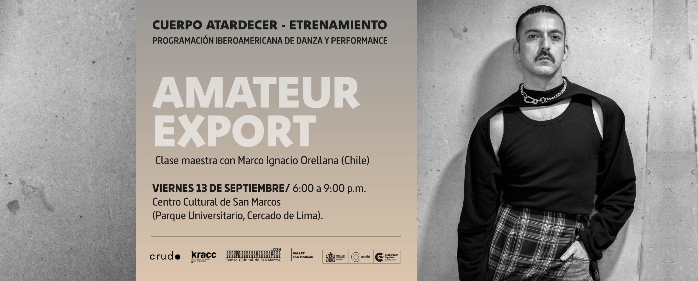 Cuerpo Atardecer Amateur Export clase maestra