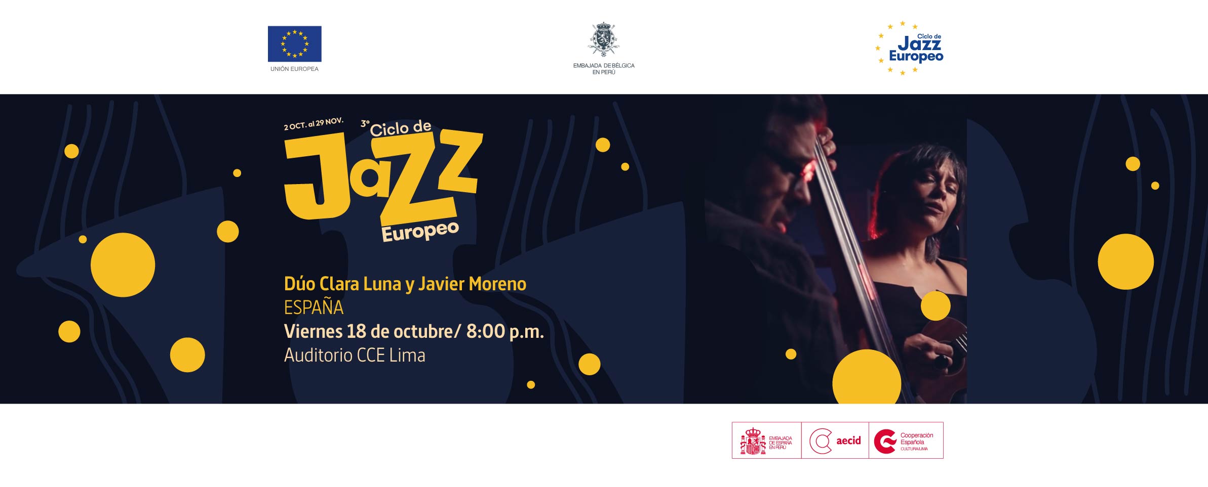 Clara Luna y Javier Moreno en concierto