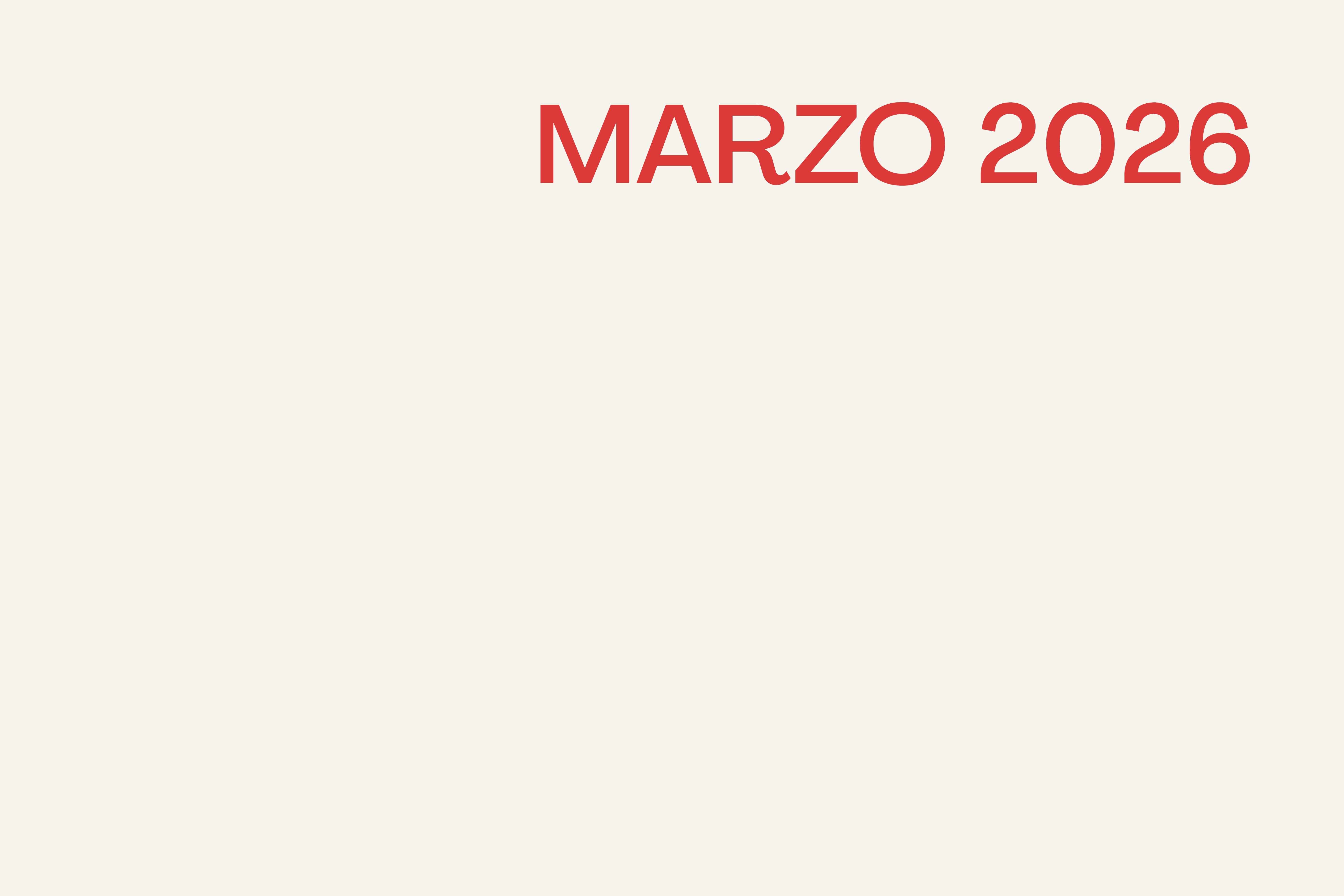 Programa de marzo 2026