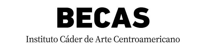 Beca de investigación. Instituto Cáder de Arte Centroamericano