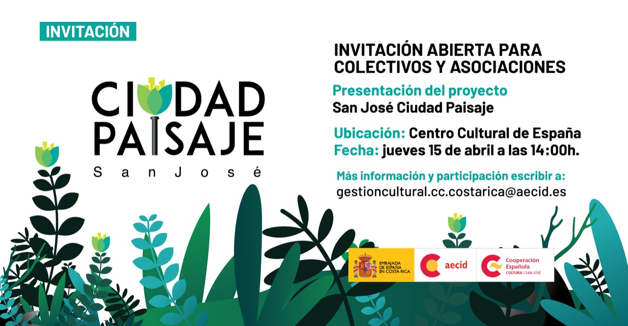 CONVOCATORIA PARTICIPACIN SAN JOS CIUDAD PAISAJE