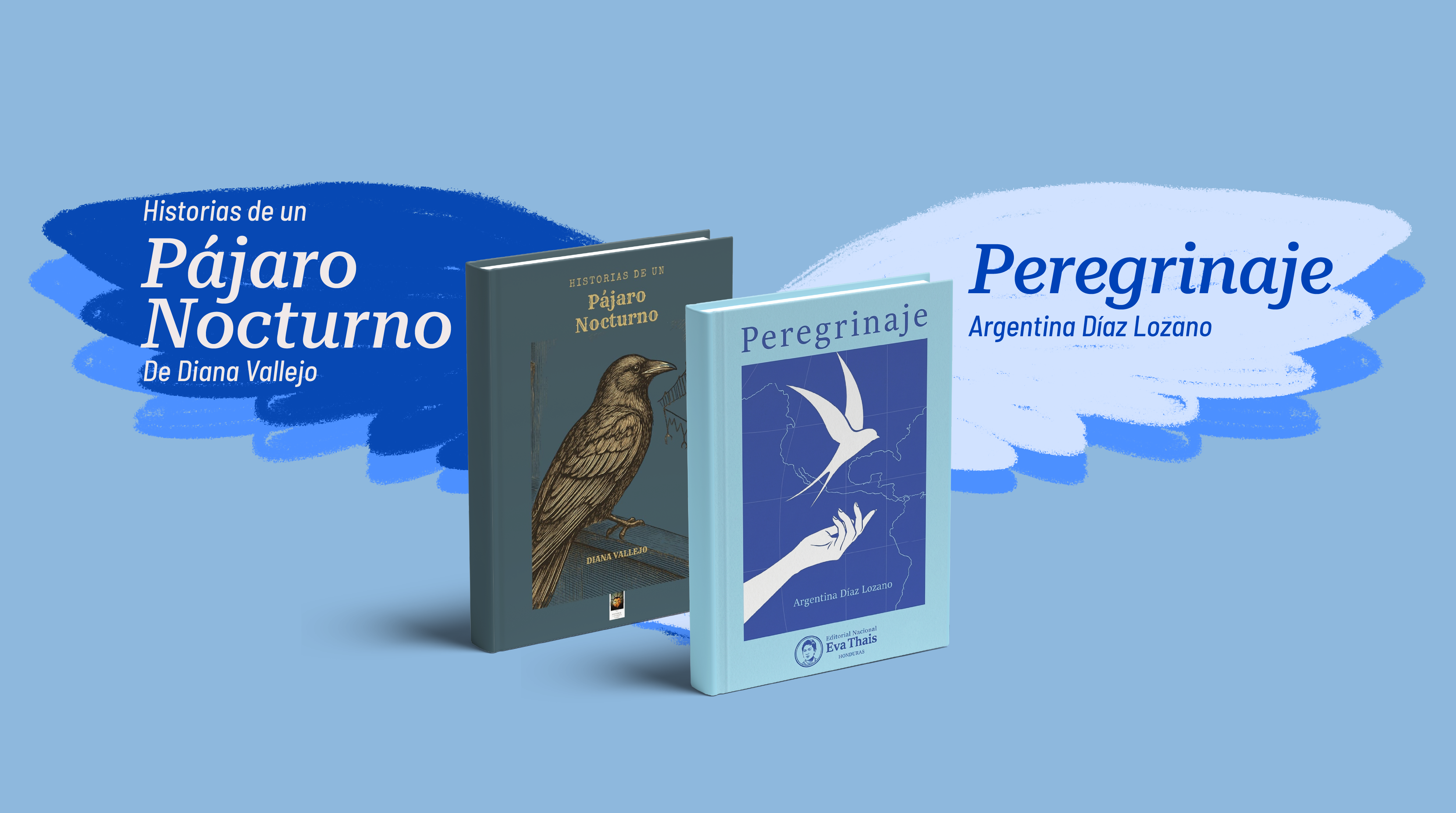 Lecturas al centro: Pájaro nocturno de Diana Vallejo y Peregrinaje de Argentina Díaz Lozano