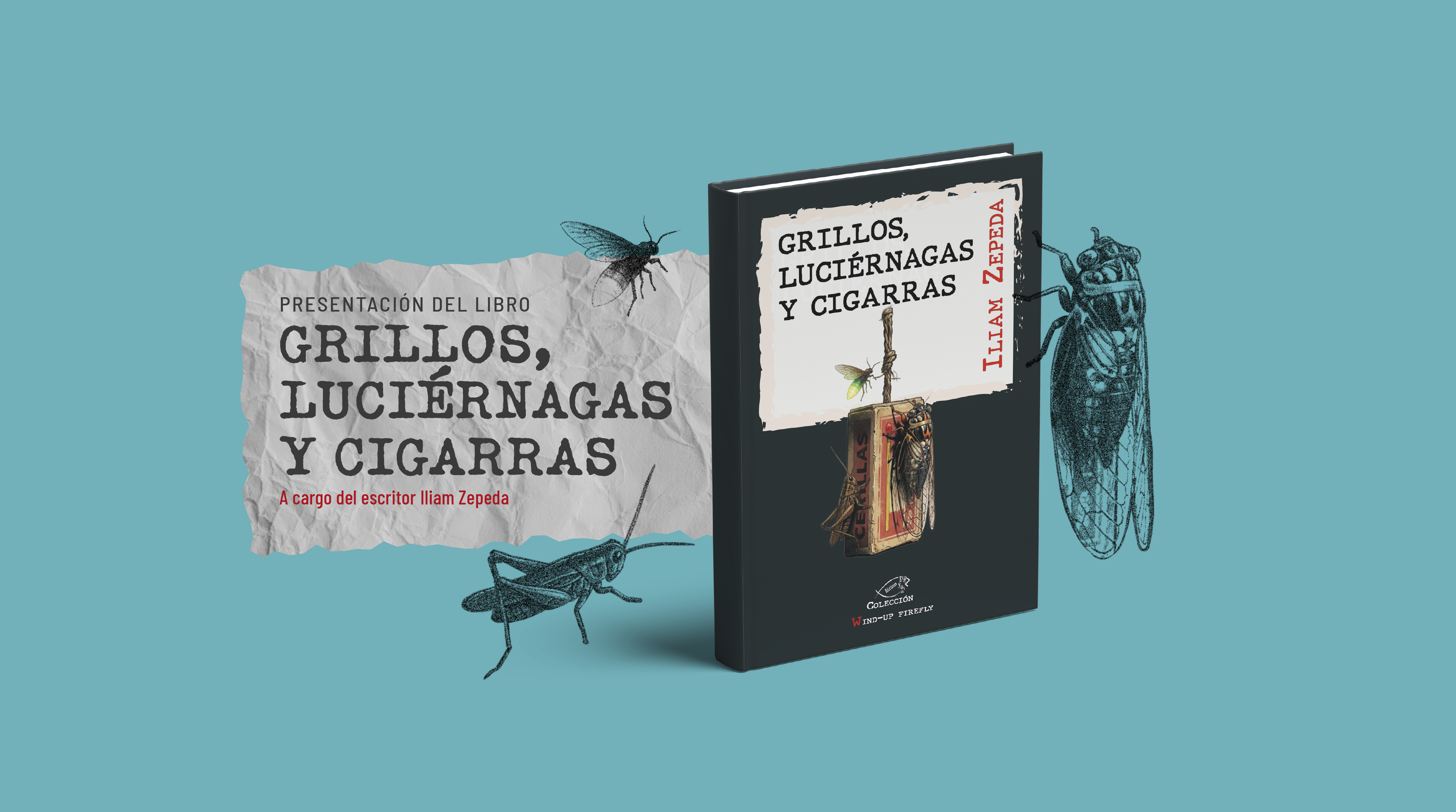 Presentación del libro Grillos, luciérnagas y cigarras