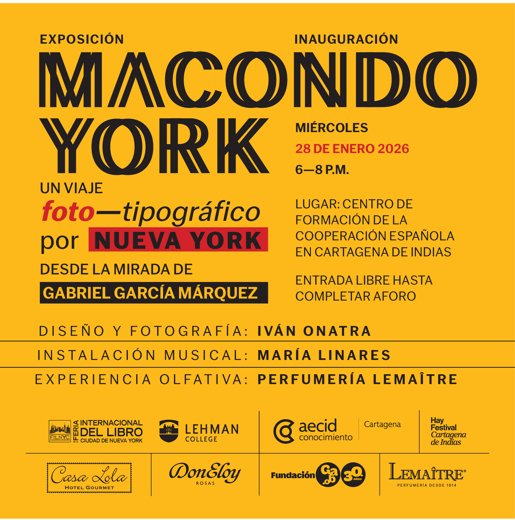 Exposición Macondo York
