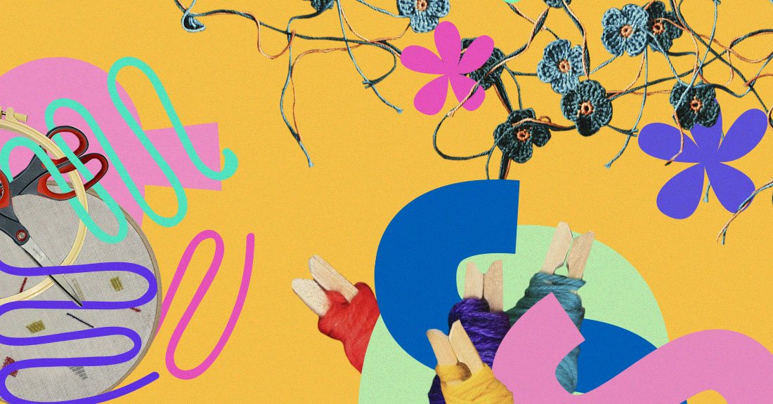 El bordado como dibujo libre. Grupo de costura experimental