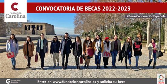Becas de la Fundacin Carolina y la Cooperacin Espaola