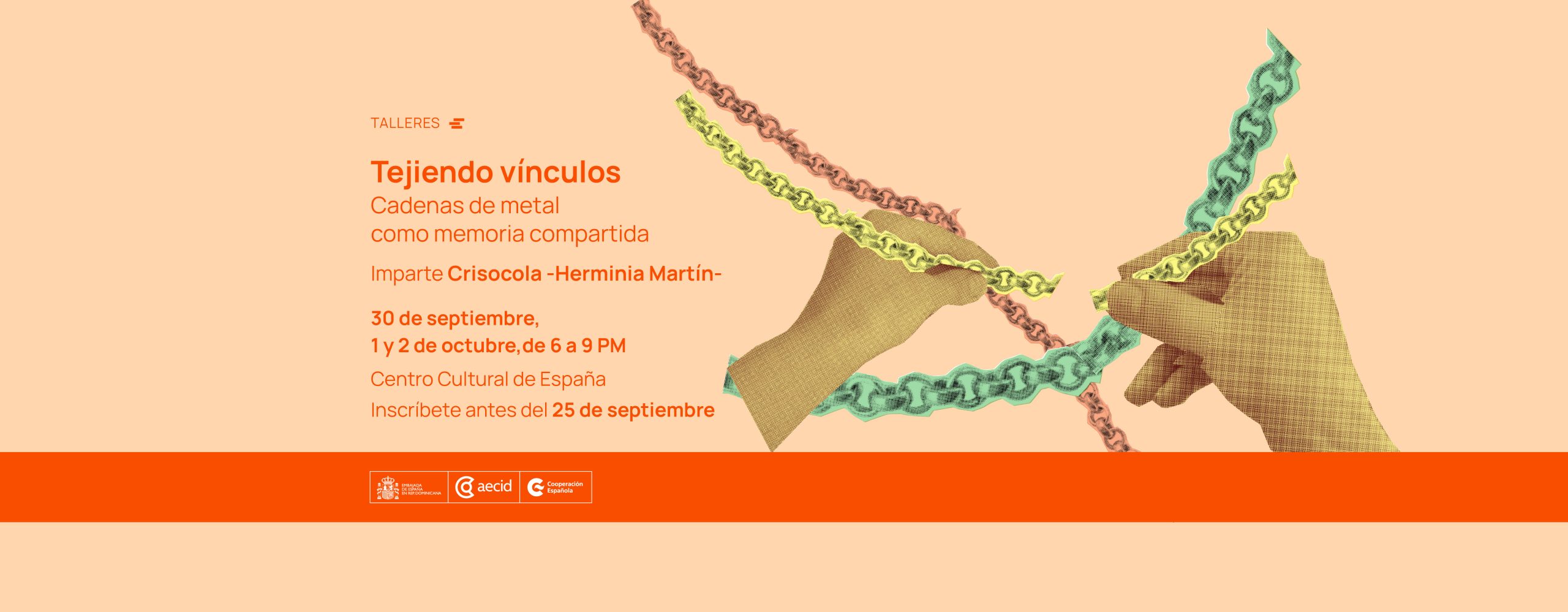 Cartel de Tejiendo vículos