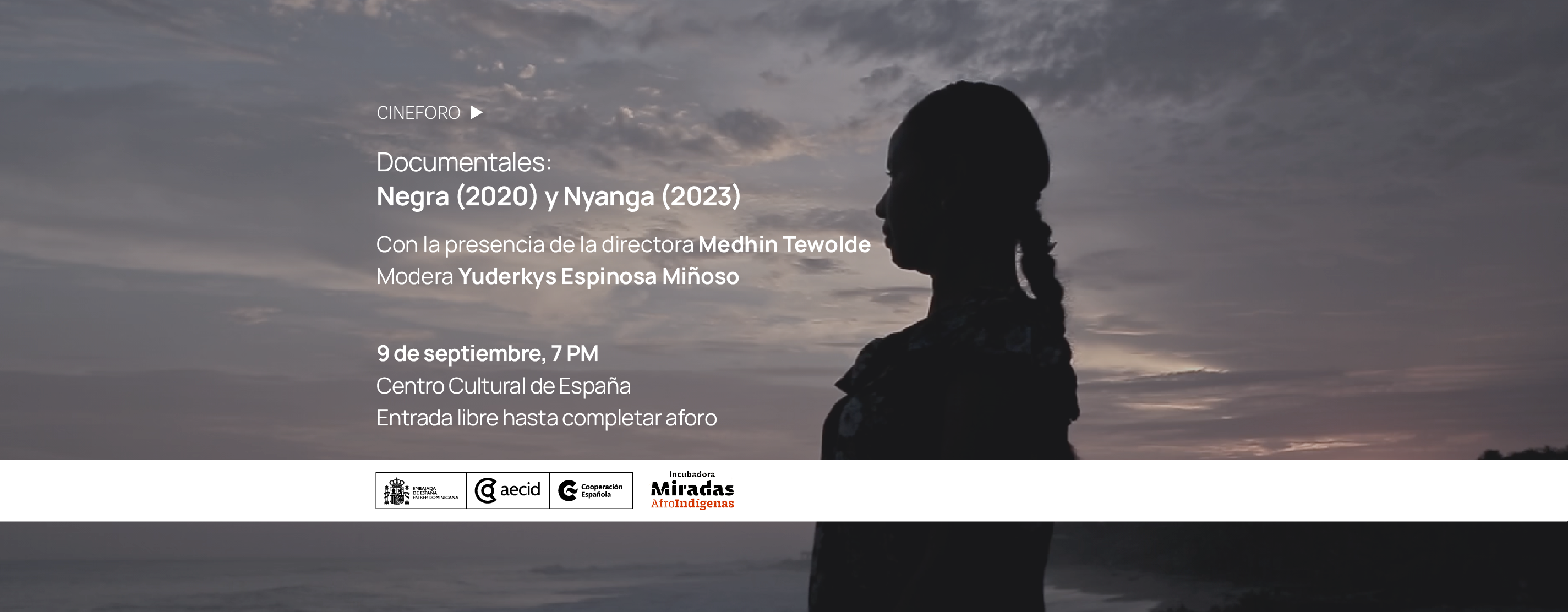 Cineforo documentales Negra y Nyanga