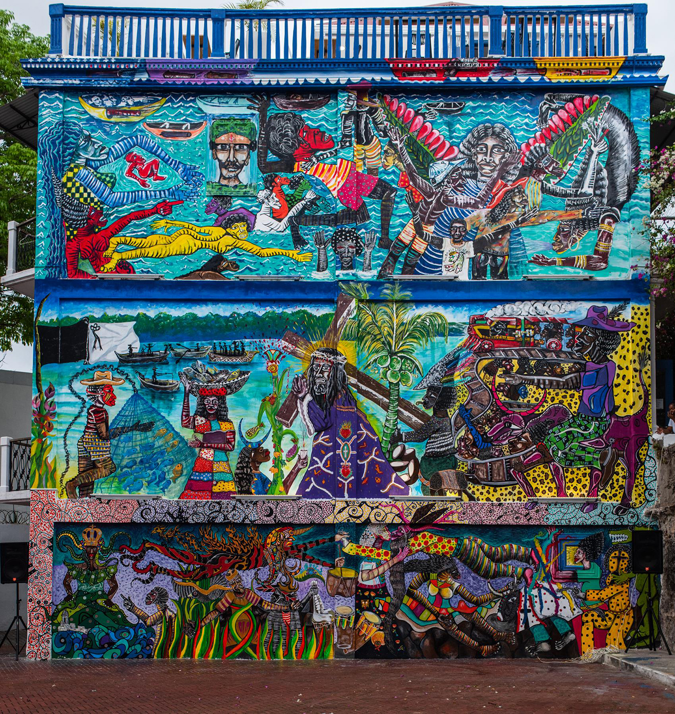 Manuel «Tatu» Golden, Gustavo Esquina De La Espada, Virgilio «Tito» Esquina, Baltazar Castellano y Olga Manzano. 2019