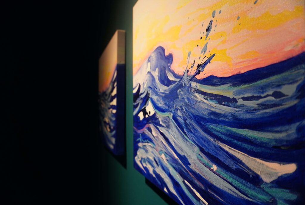 Cuadros con olas del mar