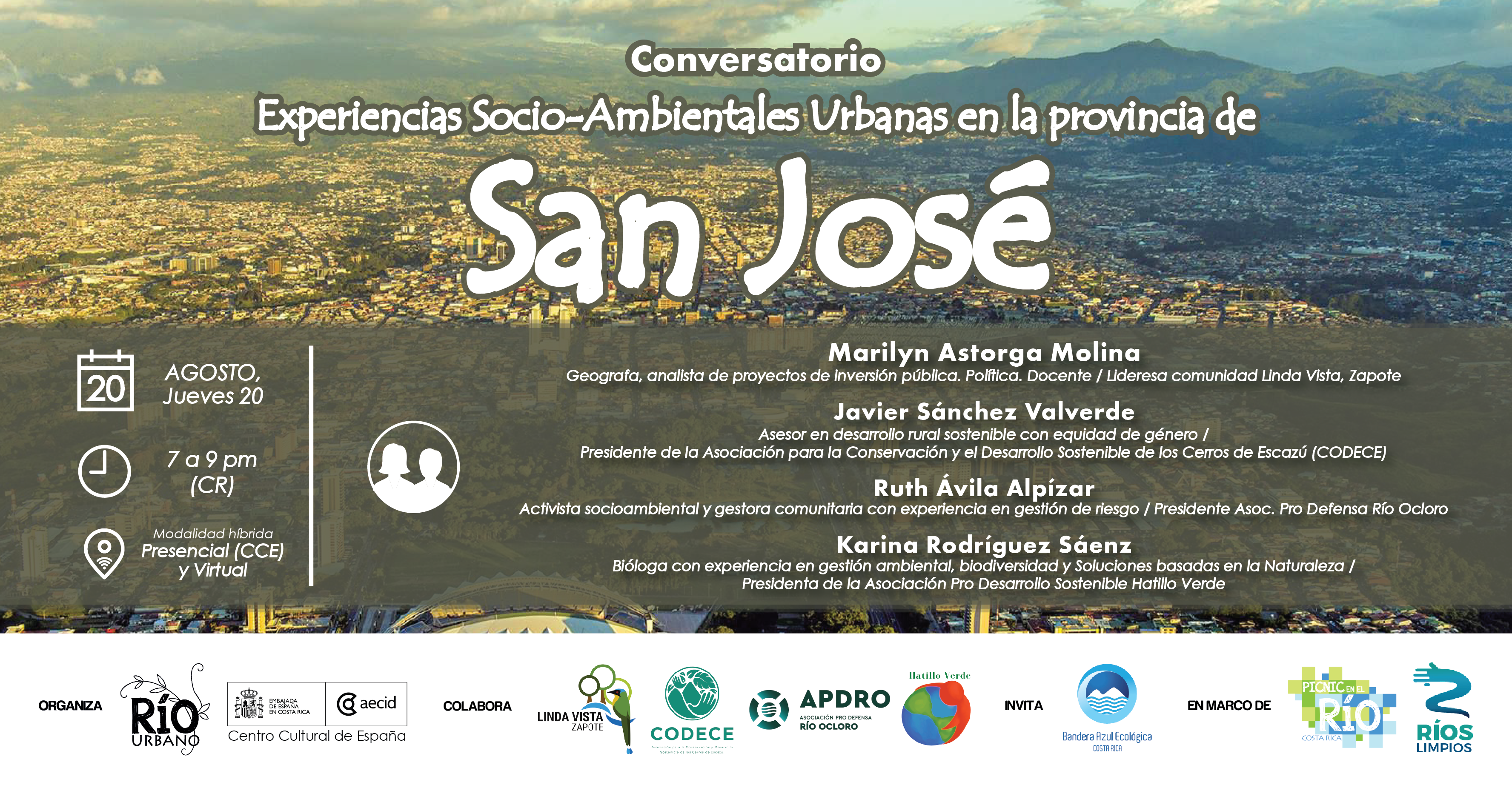 Experiencias Socio-Ambientales Urbanas en la provincia de San José