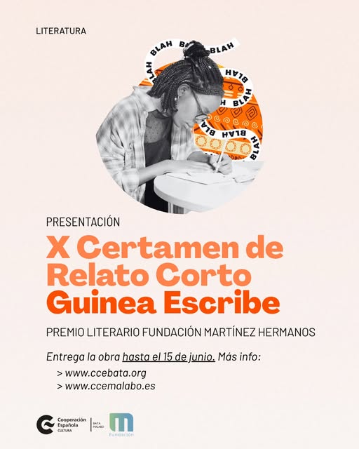 Certamen de Relato Corto: Guinea Escribe 2025