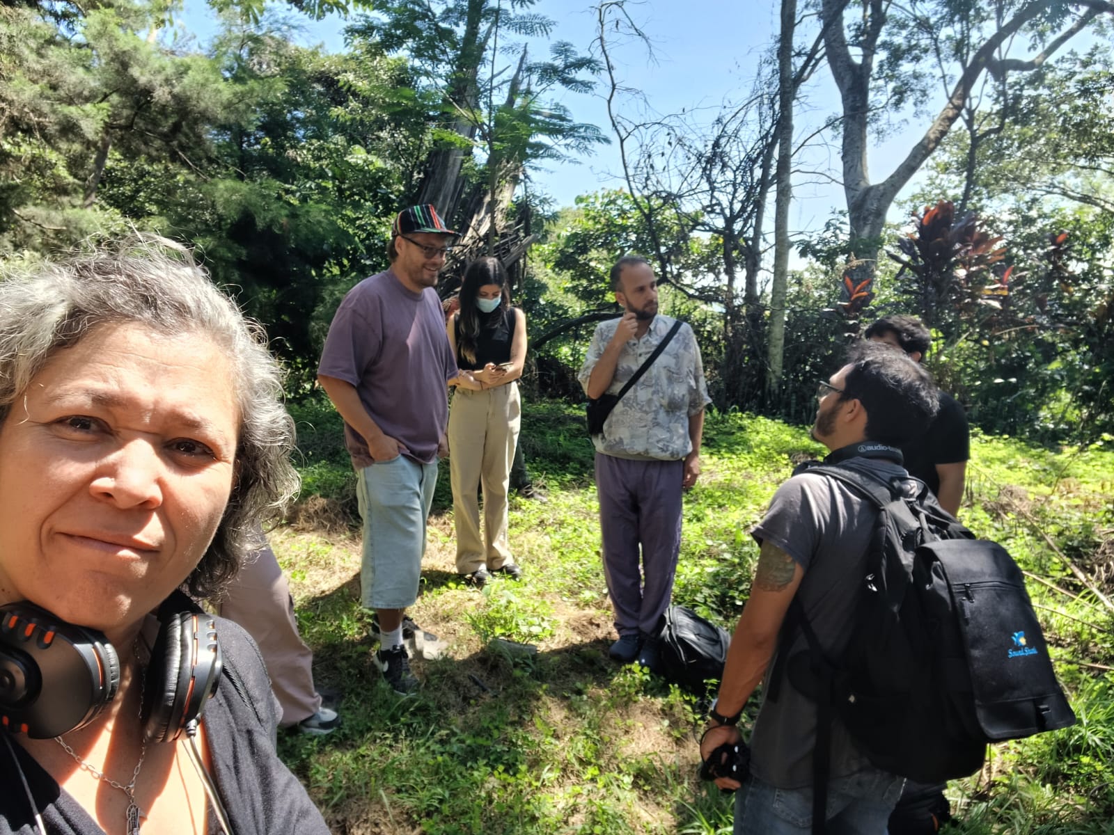 Sesión de grabación en el Ecoparque El Espino (departamentos de San Salvador y La Libertad, El Salvador)