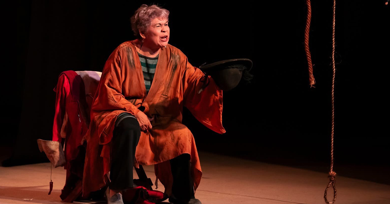 Un personaje de la obra \