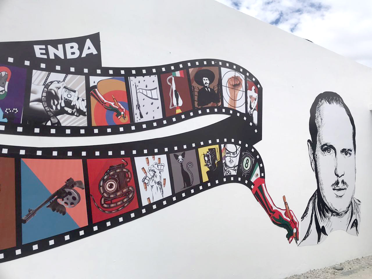 Mural en la pared