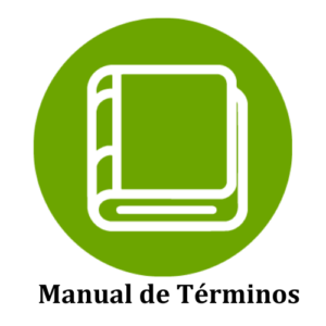 Icono de manual de términos