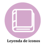 Icono leyenda de iconos