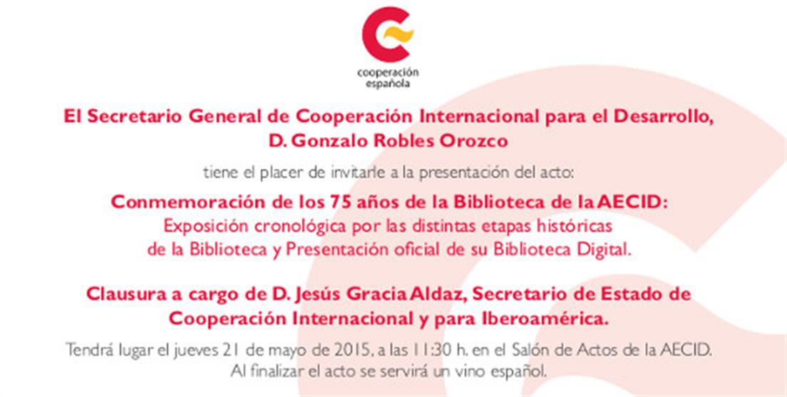 Invitación a la inauguración