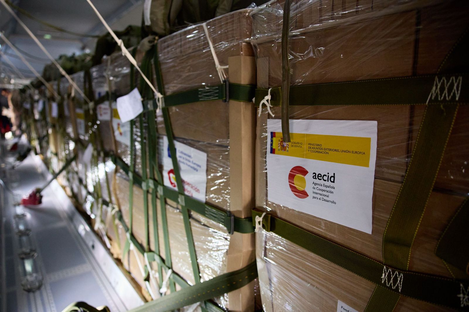Imagen con la acción humanitaria