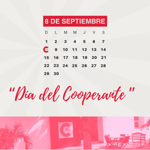 Calendario de AECID marcando el 8 de septiembre