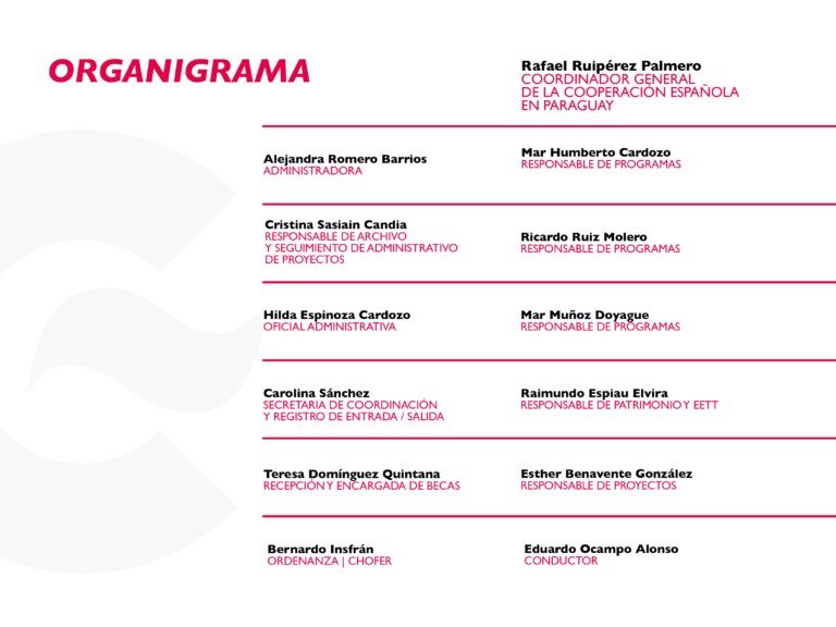 Imagen del organigrama Paragay