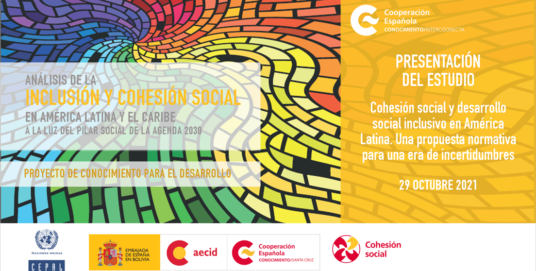 La AECID y la CEPAL presentan un estudio de resultados sobre inclusión y cohesión social en América Latina, desarrollado en el m