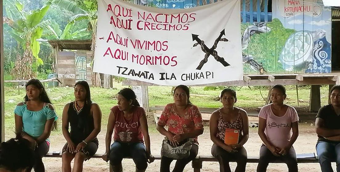 Mujeres de la Amazonía del Ecuador fortaleciendo sus capacidades con escuelas de formación política