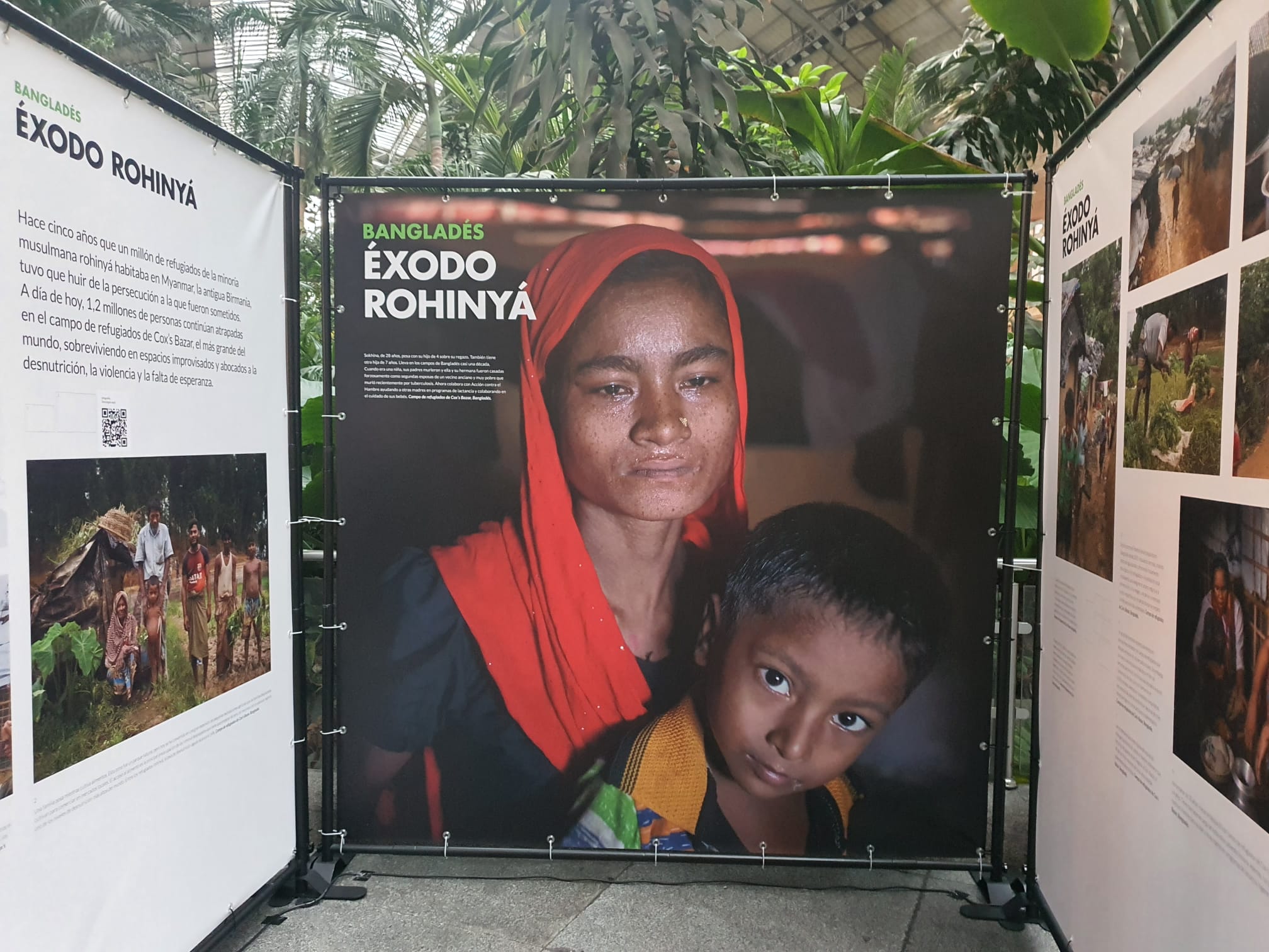 ‘Los rostros del hambre’, la exposición que presenta la realidad de personas refugiadas y migrantes